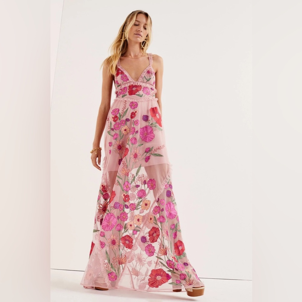 For Love & Lemons Kaylee Maxi Dress